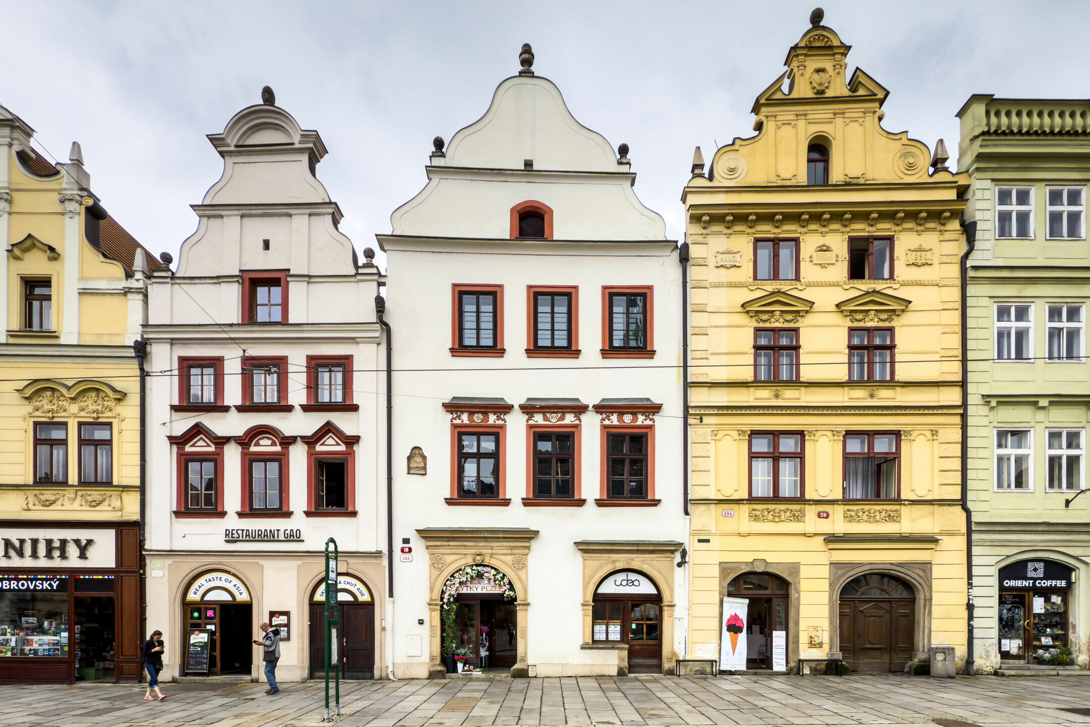 Historick&aacute; budova v centru Plzně, 606 m2