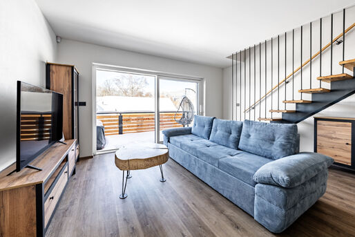 Modern&iacute; horsk&yacute; apartm&aacute;n s v&yacute;hledem na &Scaron;pič&aacute;k, 98 m2