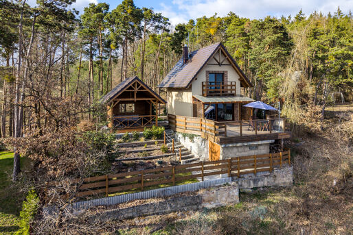 Jedinečn&aacute; chata na břehu vodn&iacute; n&aacute;drže Hracholusky, 62 m2