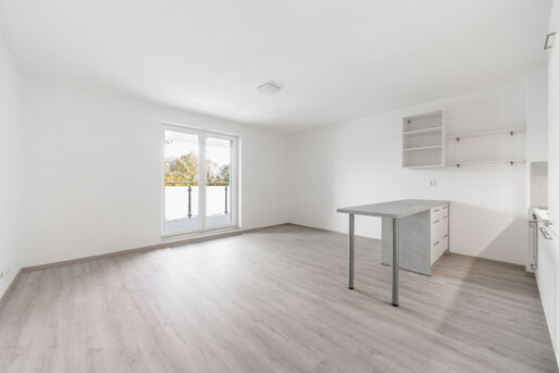 Nov&yacute; byt 1+kk s parkovac&iacute;m st&aacute;n&iacute;m, 35 m2